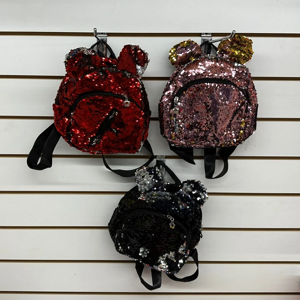 Mochila lentejuela minnie
