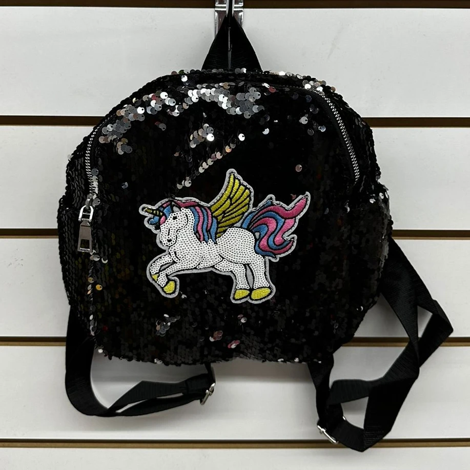 Mochila lentejuela unicornio